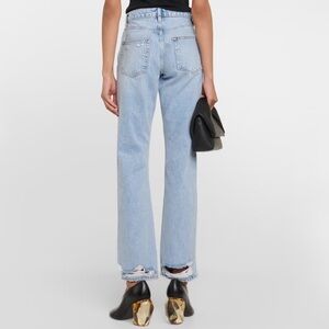 FRAME le slouch low rise straight jeans